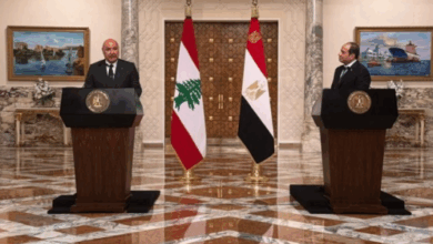 الرئيس عون في مؤتمر صحافي مشترك مع السيسي: ندعو المجتمع الدولي إلى إلزام “إسرانيل” تنفيذ اتفاق وقف النار ‏والانسحاب من الأراضي اللبنانية وإعادة الأسرى