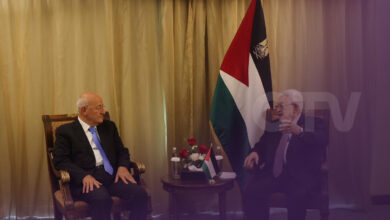العريضي زار عباس ممثلاً جنبلاط: “التقدمي” ملتزم بدعم الشعب الفلسطيني