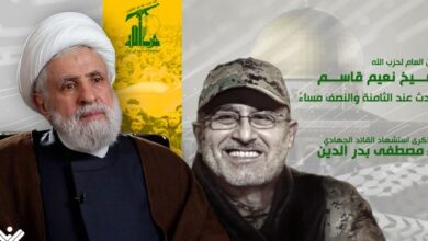 كلمة للشيخ نعيم قاسم مساء اليوم بالذكرى التاسعة للقائد الجهادي السيد ذو الفقار