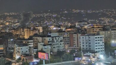 جيش الاحتلال الإسرائيلي يشن عدواناً ضد أبنية سكنية في الضاحية الجنوبية لبيروت