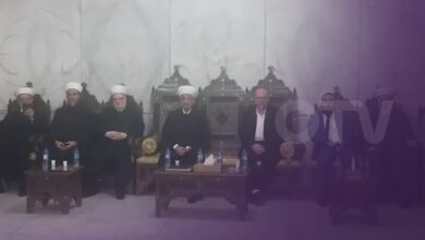 المفتي دريان يزور المسجد الأموي الكبير في دمشق