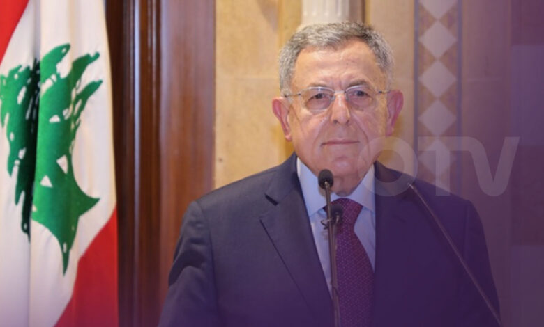 السنيورة من السراي: ندعم الرئيس سلام بقرار حصرية السلاح بيد الدولة