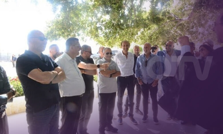 بالصور – باسيل زار بلدة كرخا حيث التقى نائب رئيس الاتحاد ورئيس البلدية