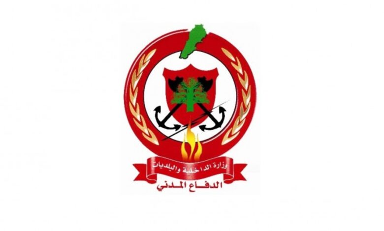 الدفاع المدني: استمرار عمليات الإطفاء والتبريد داخل معمل كاوتشوك في بعورتة قضاء عاليه