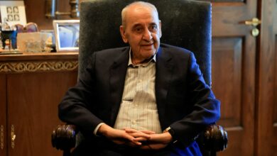 الرئيس بري نفى ما تردّد عن نقل وزير خارجية مصر أي تهديد للبنان