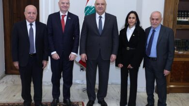 الرئيس عون استقبل رئيس “الفيفا” وشكره على دعمه لكرة القدم اللبنانية
