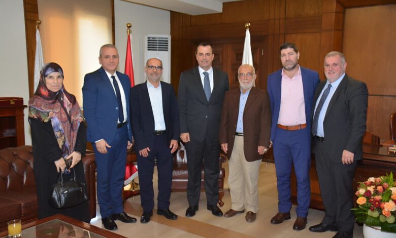 وفد من المهن الحرة في حزب الله زار نقابة المحامين في الشمال