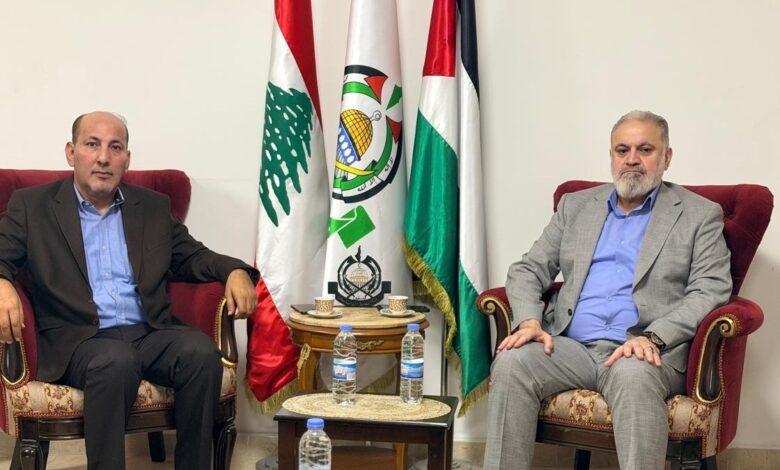 حماس بحثت مع وفد قيادي من الجبهة الديمقراطية لتحرير فلسطين مستجدات القضية الفلسطينية