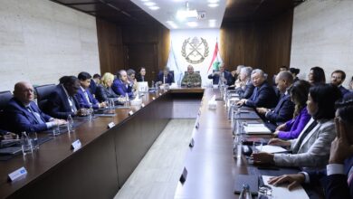 قائد الجيش اللبناني استقبل وفدا من سفراء الدول الـ 15 الأعضاء وممثليها في مجلس الأمن