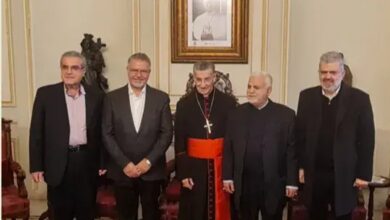 وفد من حزب الله يزور البطريرك الراعي في بكركي للتهنئة بالأعياد المجيدة