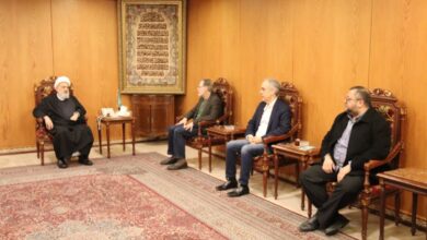 الشيخ الخطيب عرض مع شكر مستجدات قضية النقيب المتقاعد المخطوف واستقبل أمين سر التقدمي ورئيس مستشفى “الزهراء”