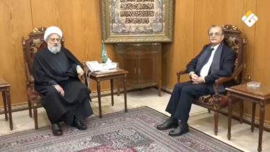 الشيخ الخطيب يستقبل الوزير السابق عدنان منصور