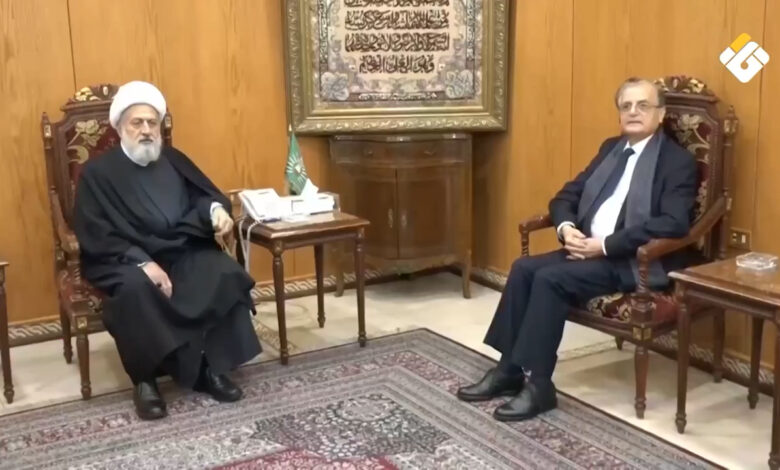 الشيخ الخطيب يستقبل الوزير السابق عدنان منصور