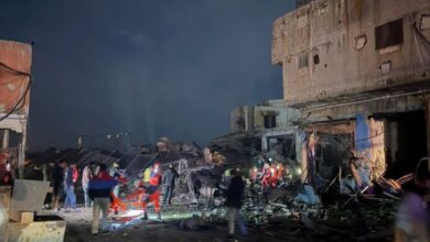 الطيران الحربي الاسرائيلي يغير على مبنى مؤلف من ثلاث طبقات في المدينة الصناعية جنوب مدينة صيدا