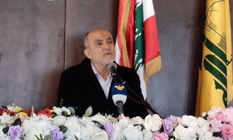 النائب جشي: ضمانة الحفاظ على سيادة لبنان هي وحدة اللبنانيين في مواجهة العدو … وكل التهديد والتهويل لا ينفع معنا