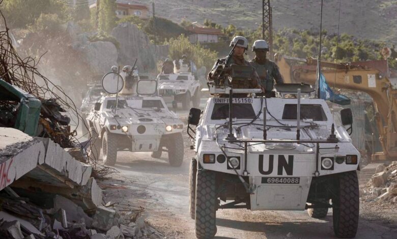“اليونيفيل”: إطلاق النار على دوريتين لجنودنا مصدره موقع للجيش الإسرائيلي جنوب الخط الأزرق