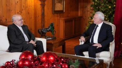 فرنجية استقبل في بنشعي السفير الإيراني في لبنان مجتبى أماني