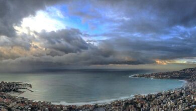 منخفض جوي يواصل تأثيره على لبنان: انحسار الامطار واستمرار البرودة والجليد على الطرق الجبلية