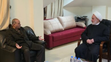 وفد من لقاء الأحزاب في عكار يزور الشيخ محمد عمرو