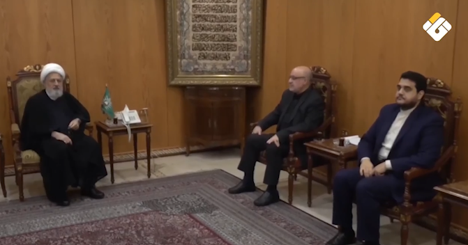 الشيخ علي الخطيب يستقبل السفير الإيراني مجتبى أماني