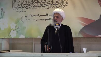 العلامة الخطيب يبرق الى الامام الخامنئي مهنئا بالذكرى 47 للثورة الإسلامية في ايران