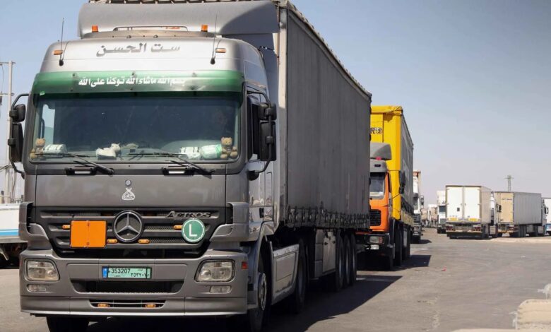 بحثٌ لقضية الشاحنات اللبنانية الممنوعة من الدخول الى الأراضي السورية