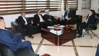 ناصر الدين استقبل أحمد الحريري ووفداً من عرسال