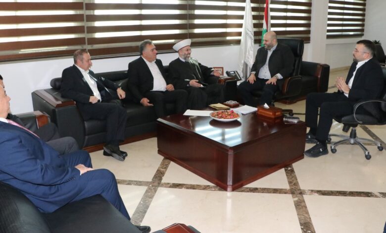 ناصر الدين استقبل أحمد الحريري ووفداً من عرسال