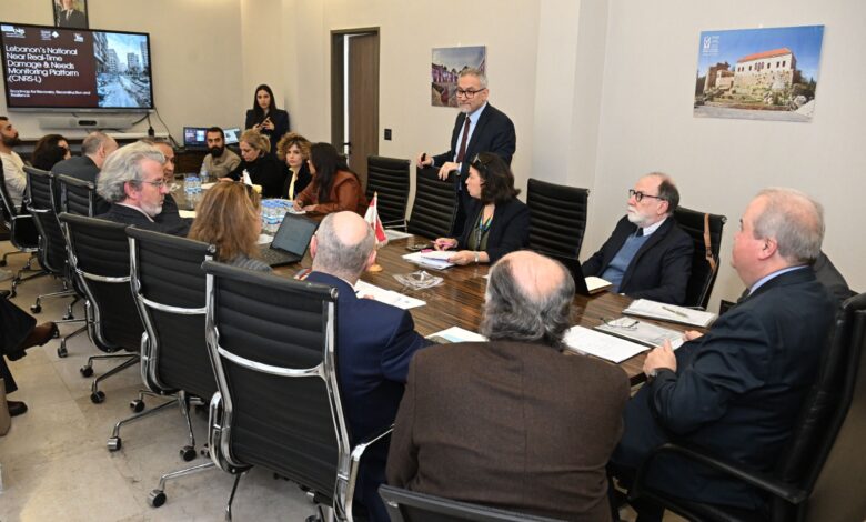 اجتماع في المالية للتنسيق في عملية تقييم الاضرار.. جابر: تحديد الأولويات تمهيدا لمرحلة إعادة الإعمار والتعافي على أسس واقعية