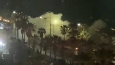 اعتداء للاحتلال الإسرائيلي استهدف نازحين على شاطئ الرملة البيضاء في العاصمة بيروت