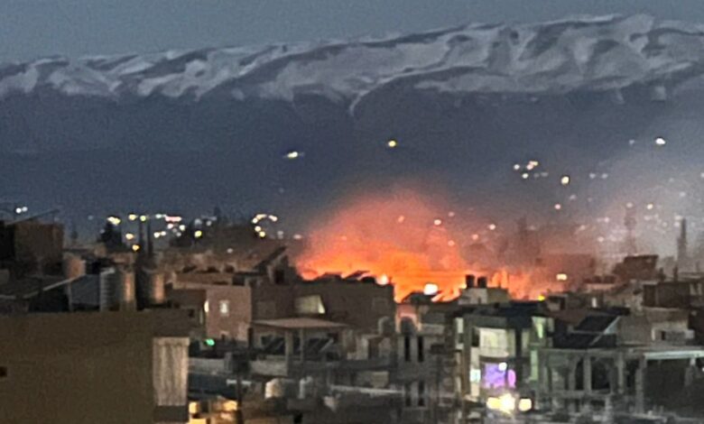 اعتداءات اسرائيلية على مبان سكنية في مختلف المناطق اللبنانية