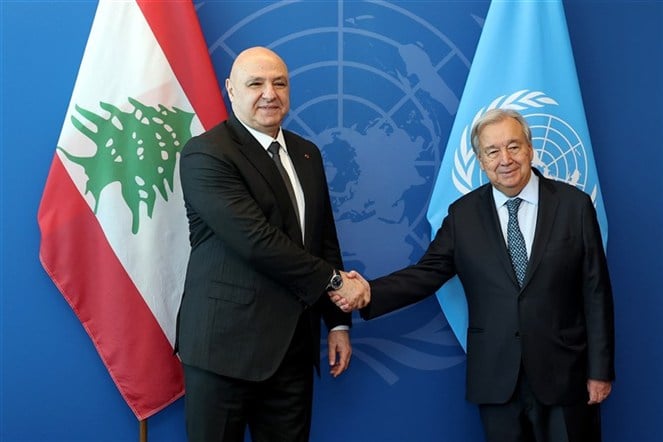 الأمين العام للأمم المتحدة أنطونيو غوتيريش التقى الرؤساء الثلاثة في اليوم الأول من زيارته إلى لبنان حاملًا رسالة دعم إنساني لا أكثر