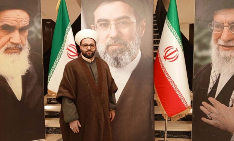 الشيخ الرفاعي شارك في الوقفة التضامنية مع إيران