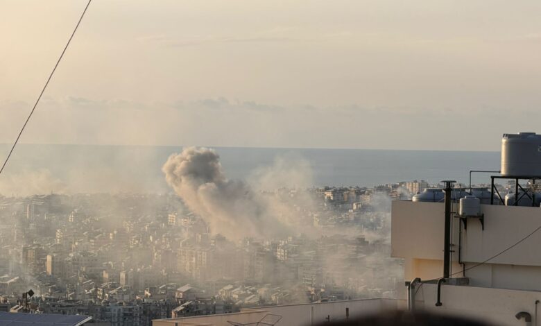 العدو الصهيوني يواصل عدوانه على الضاحية الجنوبية