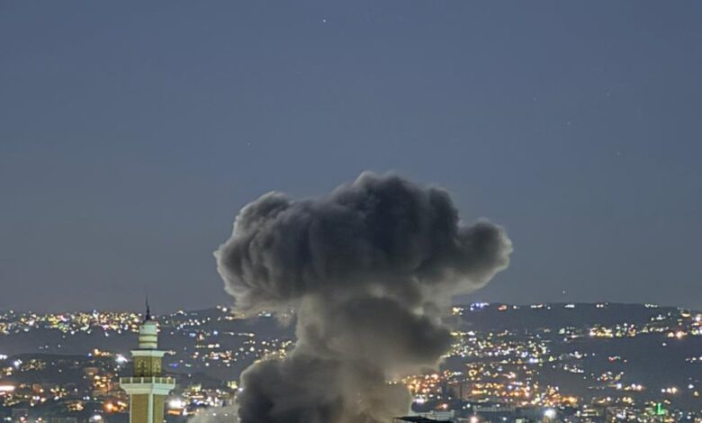 العدو يشنّ عدواناً على الضاحية الجنوبية لبيروت