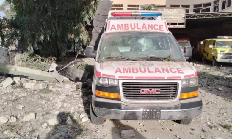 الهيئة الصحية الإسلامية: 15 شهيدا وأكثر من 30 جريحا في صفوف المسعفين منذ بداية العدوان