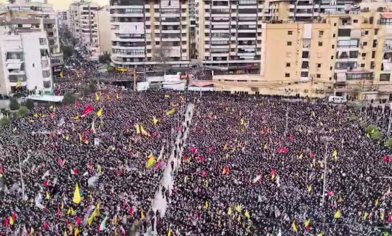 تجمعات حاشدة في لبنان نصرة للقائد المعظم ودعمًا للجمهورية الإسلامية الإيرانية