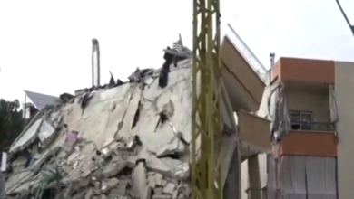 تواصل فرق الدفاع المدني حتى الساعة عملية البحث عن المفقودين في استهداف المجمّع سكني في بعلبك