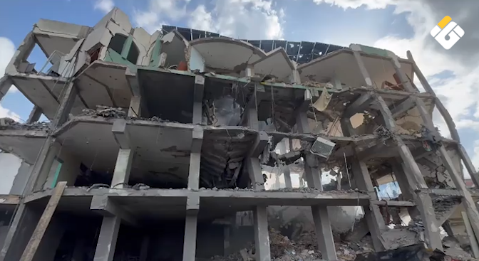 جولة اعلامية وتصاريح في مركز الدفاع المدني في برج قلاويه