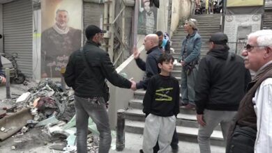 جولة للنائب أمين شري على الأماكن المدنية المستهدفة في بيروت