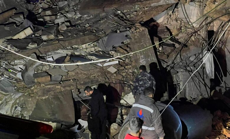 سلسلة غارات على منطقة الزهراني