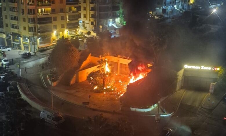 عدوان إسرائيلي بغارة جوية استهدفت منطقة الجناح في العاصمة اللبنانية بيروت