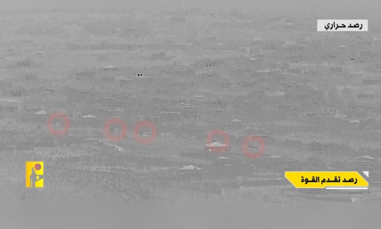 عمليّة استـ.ـهداف المقـ.ـاومة الإسلامية آليات مدرّعة تابعة لجيش العــدو الإسرائــيلي في مرتفع الفقعاني شمال بلدة الطيبة جنوب لبنان