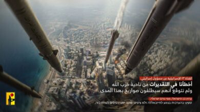 في اطار عمليات العصف المأكول …المقاومة الإسلامية تواصل التصدي للعدوان الصهيوني وتنفذ عمليات نوعية