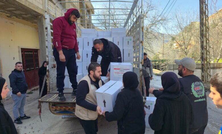 مؤسسات دار الزهراء توصل مساعدات غذائية إلى 600 عائلة في البلدات الحدودية