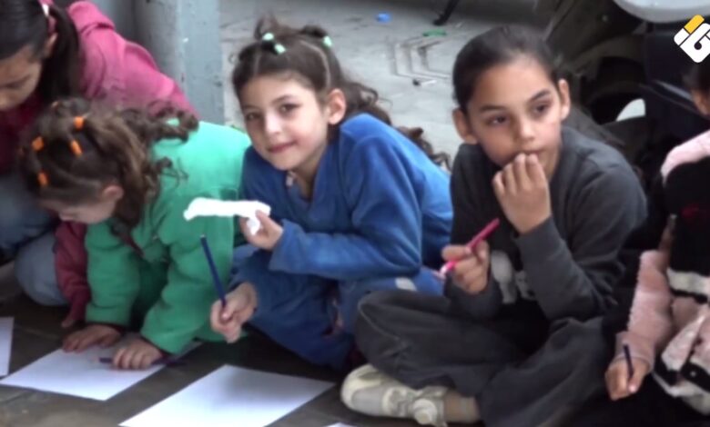 مراسلنا حسين محمد يستطلع أوضاع النازحين في عدد من المدارس