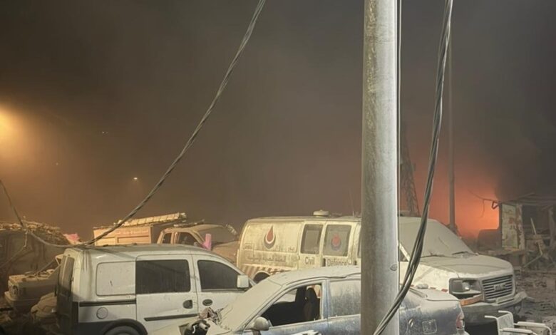 بالفيديو | الطيران الحربي المعادي يستهدف محيط مستشفى تبنين الحكومي