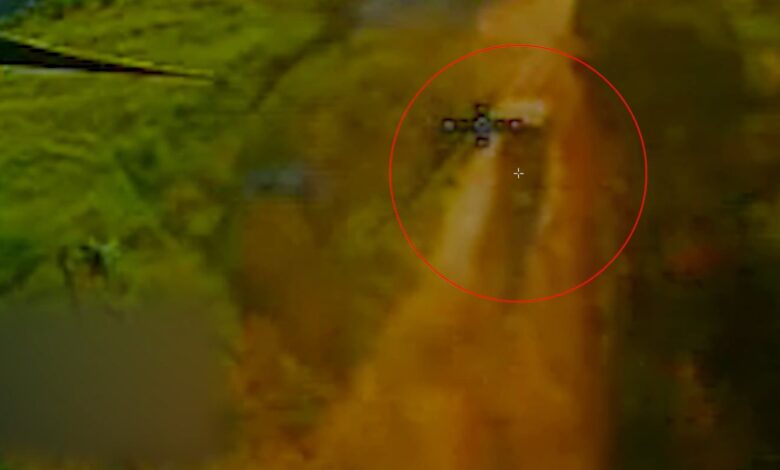 بالفيديو | المقاومة الإسلامية استهدمت “هامر” للعدو الإسرائيلي في القنطرة بمحلّقة انقضاضية