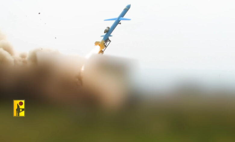 بالفيديو | بصاروخ كروز.. المقاومة تقصف تجمعاً لجنود صهاينة في مسكاف عام