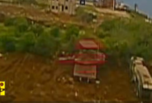 ⭕️بالفيديو | مشاهد من عملية استهداف المقاومة الإسلامية دبّابة ميركافا تابعة لجيش العدو الإسرائيلي في بلدة الناقورة جنوب لبنان بمحلّقة انقضاضيّة